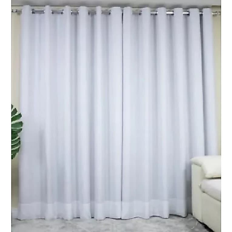 Cortina Gaze de Linho 3m x 2,50 m Para Sala e Escritorio e Quarto ou Decoraçao Luxo Premium Promoção