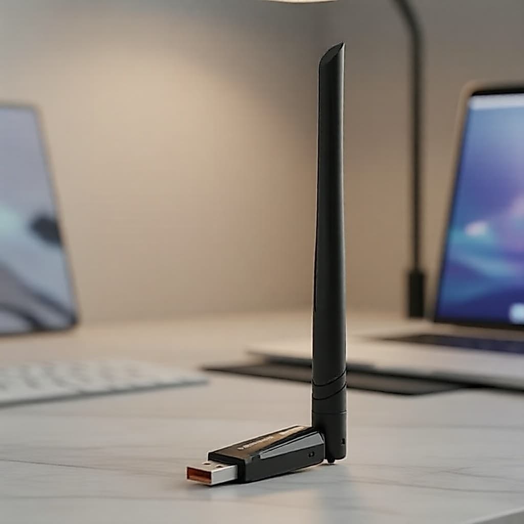 Vention Adaptador USB Bluetooth de 600 Mbps Wi-Fi 6 para PC