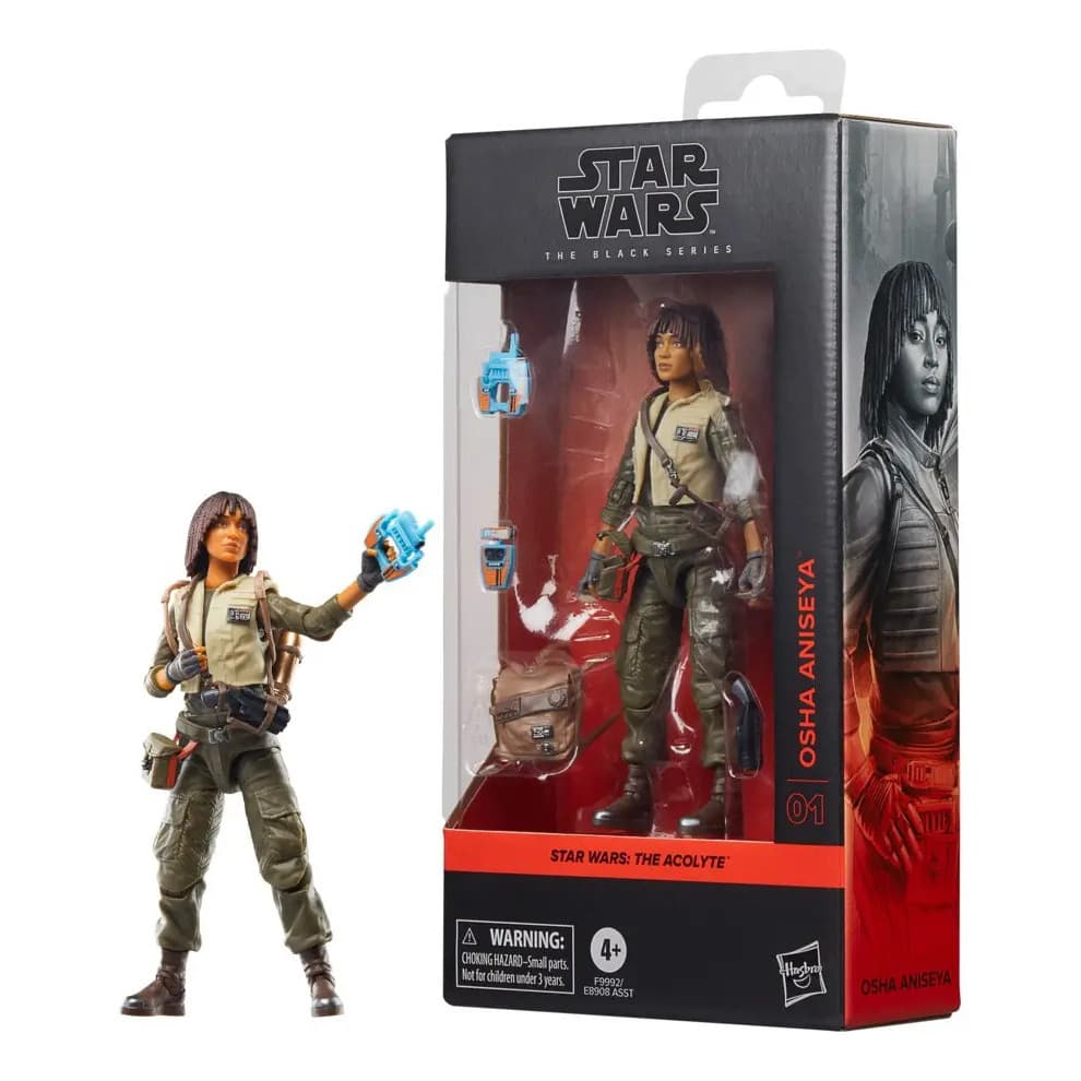 Boneca Osha Aniseya Star Wars The Black Series 15 Cm Hasbro