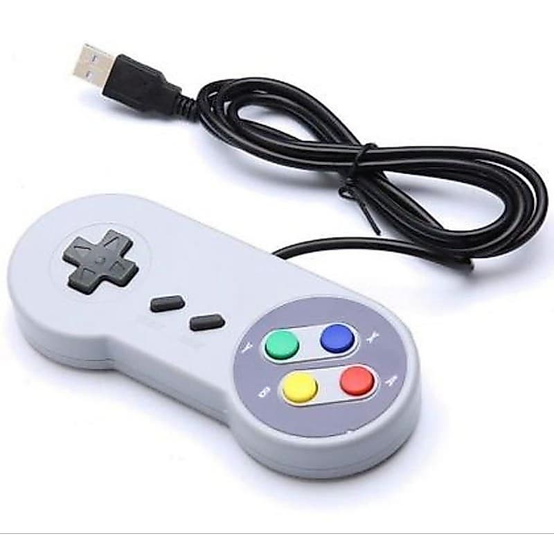 Controle Joystick Super Nintendo Snes Usb Jogos Emulador Pc gamer qualidade