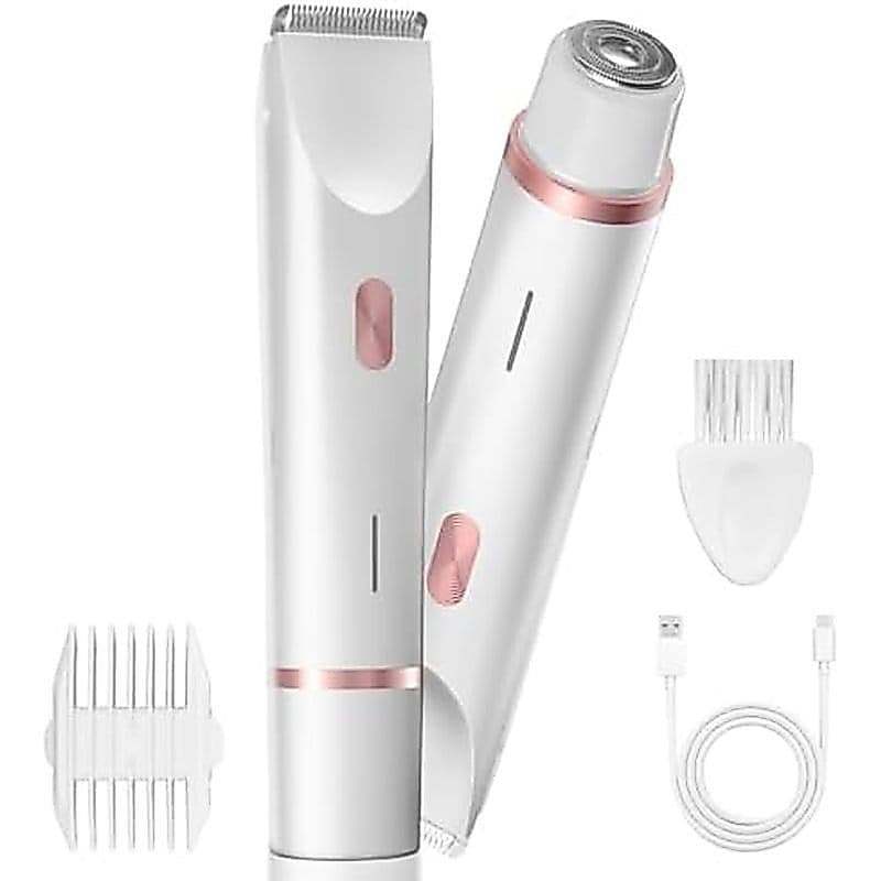 Aparador De Biquíni Para Mulheres , Elétrico De Pêlos Corporais De Cabeça Dupla Áreas Sensíveis , IP67 À Prova D'água ,