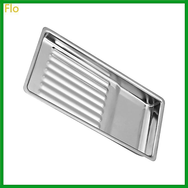 Flo Heavy Duty Nail Art Tool Bandeja Higienizante Aço