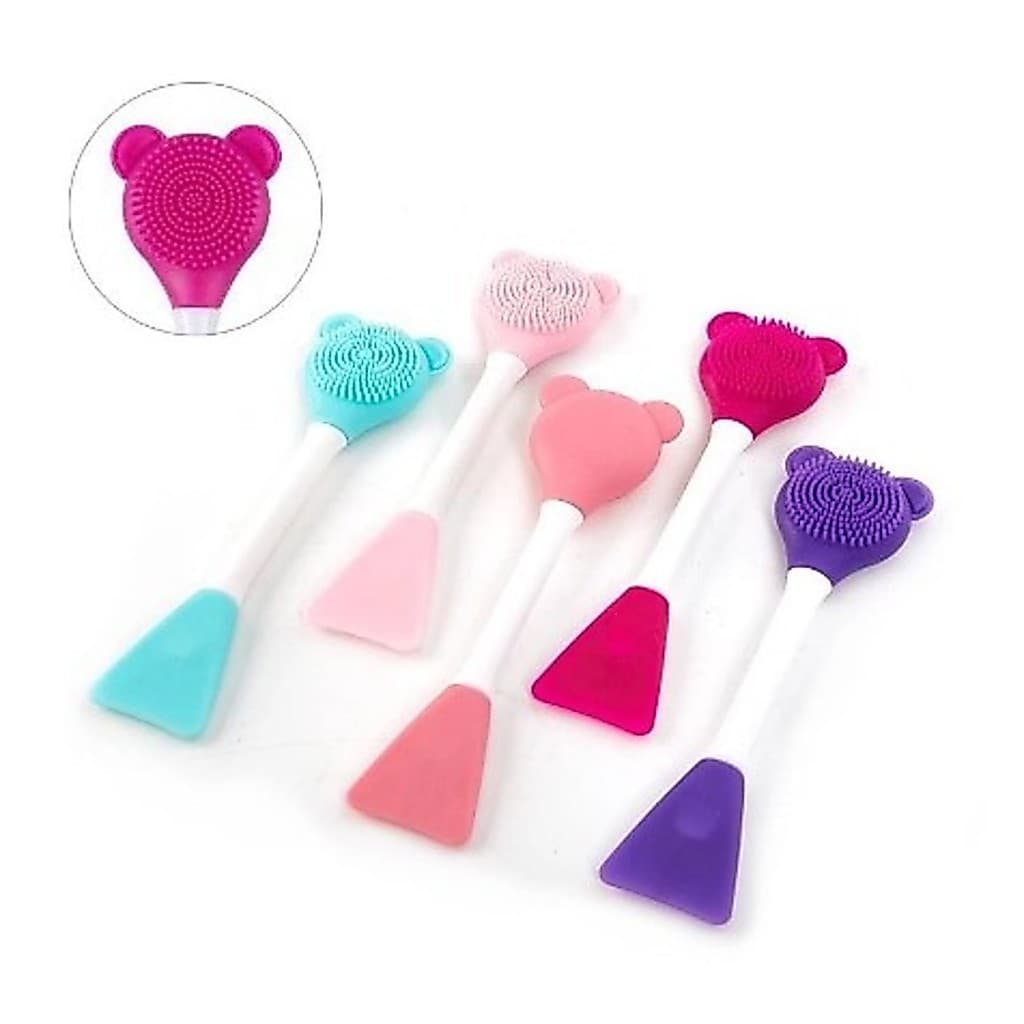 ANA 1108 KIT Pincel de silicone para aplicação de máscara e esfoliação facial