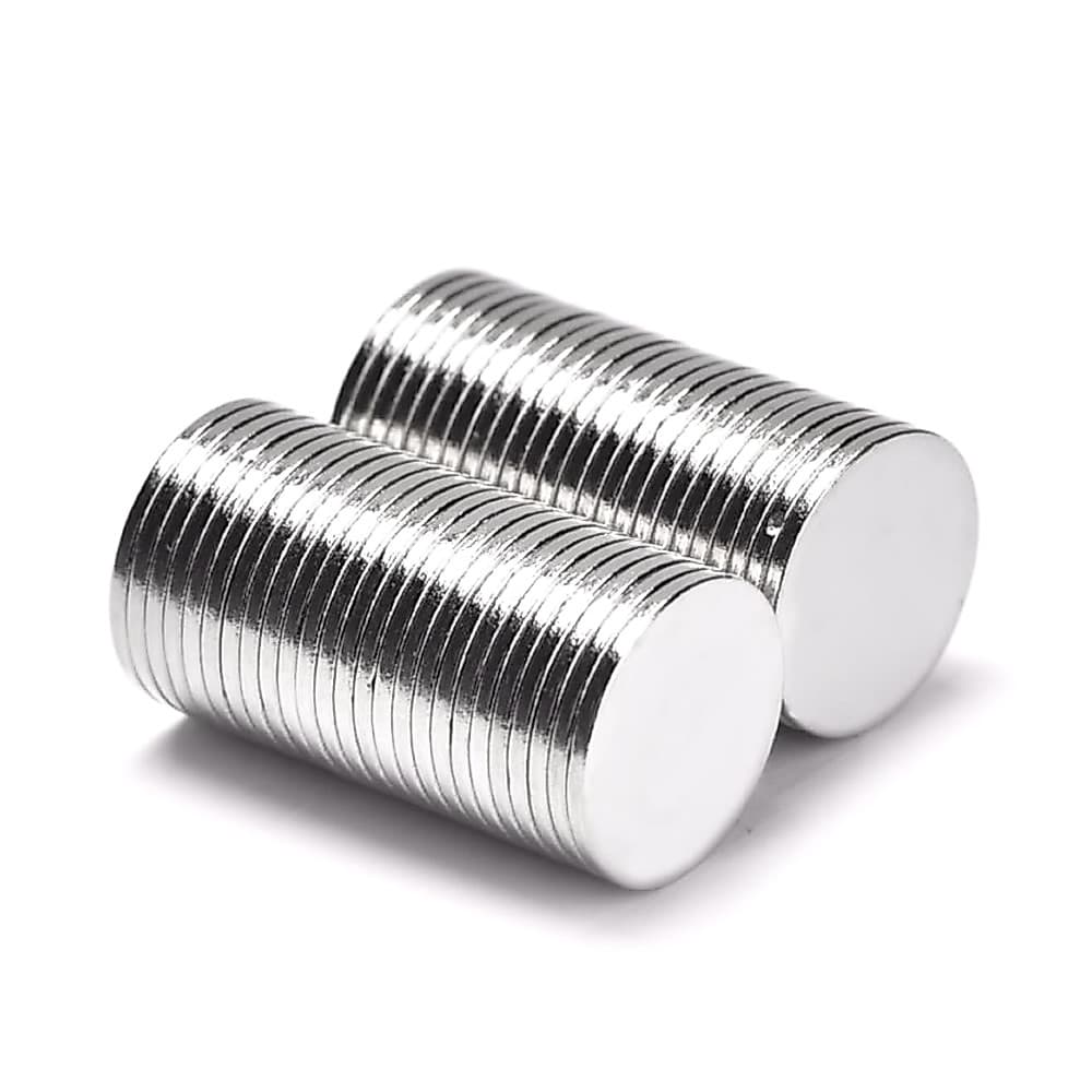 50pcs. Imã De Neodímio 12x1 Redondo Pastilha 12mmx1mm N35