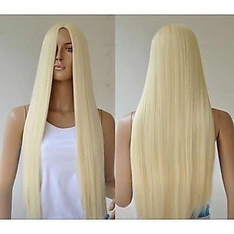 Peruca/Wig Loira Clara S/Franja
