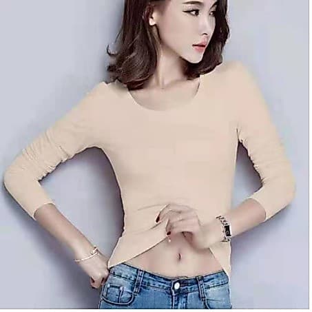 Blusa segunda pele feminina térmica manga longa