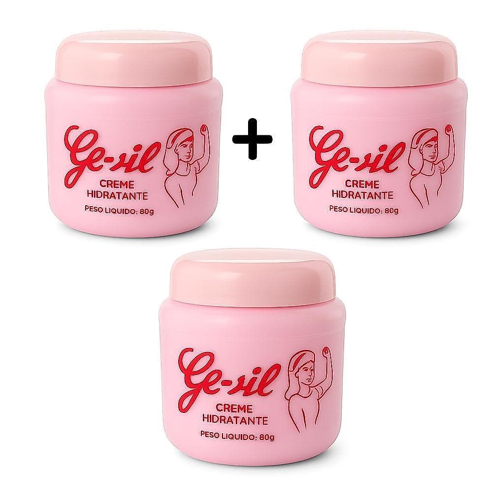 Hidratantes para os pes e pele secas Kit gezil com 3DE 80G