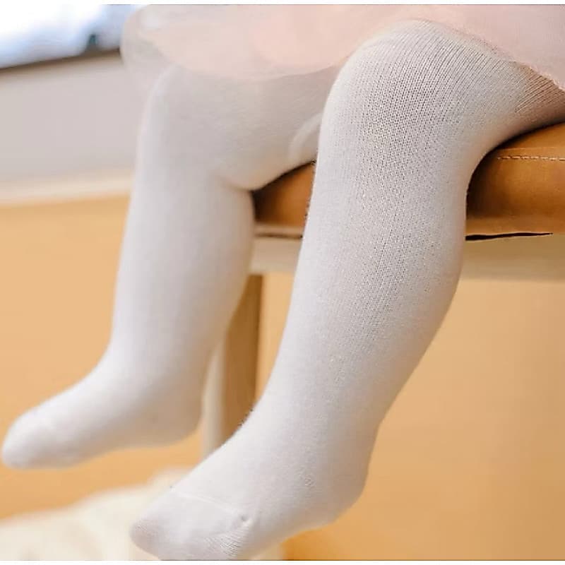 Meia Calça Infantil RN 0 a 3 anos Lisa Diversas Cores Toque Suave menina Bebê Criança Fio 80