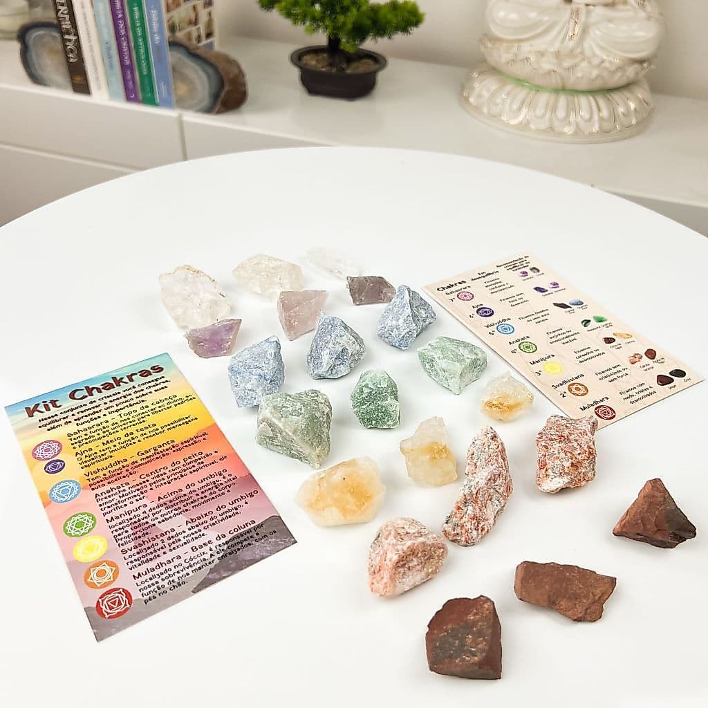 Kit 7 Chakras - Bruto e Rolado
