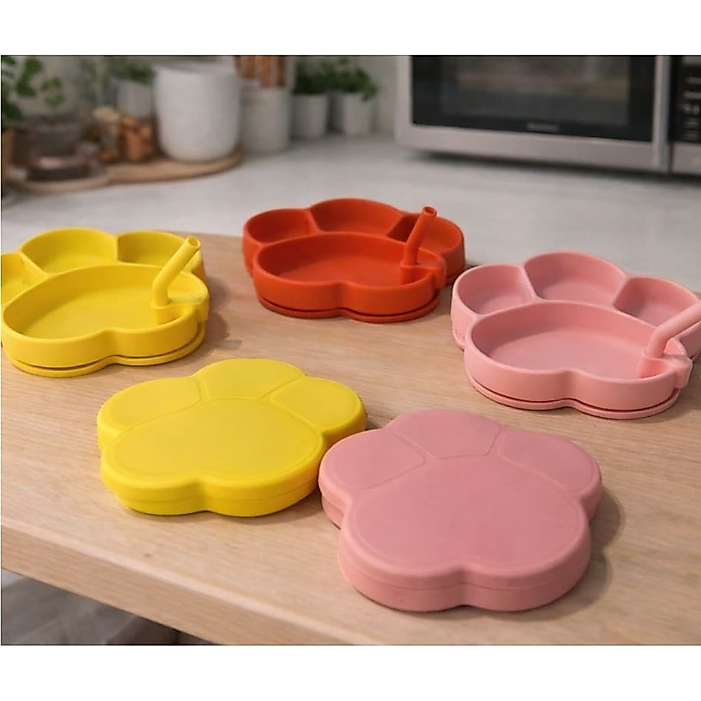 Kit Papinha Silicone Livre de Bpa Infantil 3 Pçs Lovely Vibe
