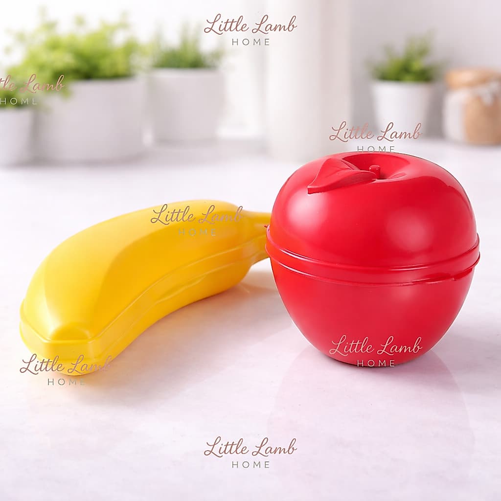Porta Frutas Banana e Maçã BPA Free | Unitário ou Kit
