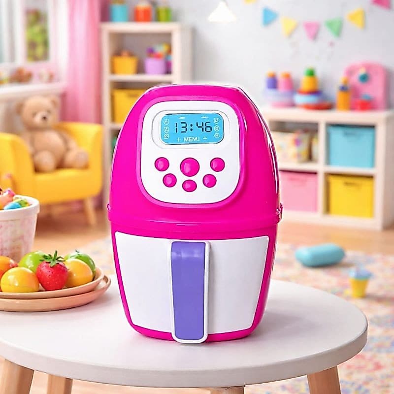 Brinquedo Air Fryer - Brinquedo de Cozinha Faz de Conta Air Fryer
