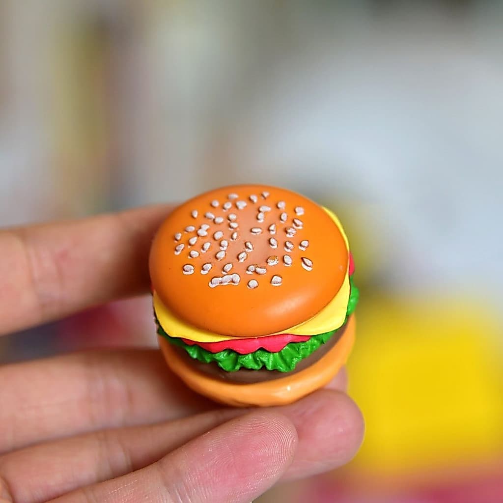 10 Pçs Em Miniatura Hambúrguer Simulação Sanduíche Cachorro-Quente Brinquedo Crianças Jogar Casa Acessórios Para De Bone