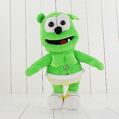 30 cm para cantar eu sou um GUMMY BEAR música chiclete de pelúcia MPS6 boneca