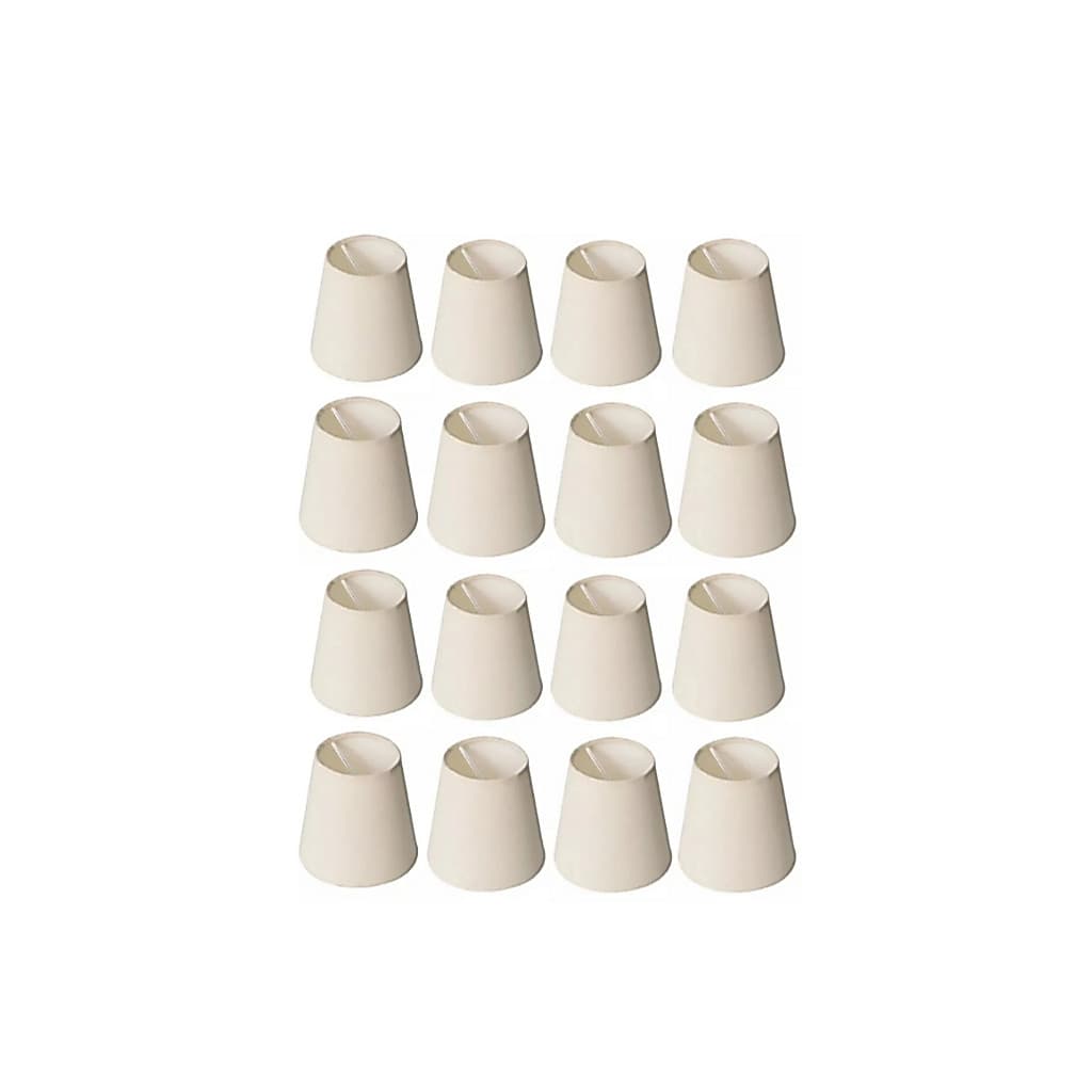 kit 16 unidades de mini  cupúlas  8x12x12 pinça de tecido algodão