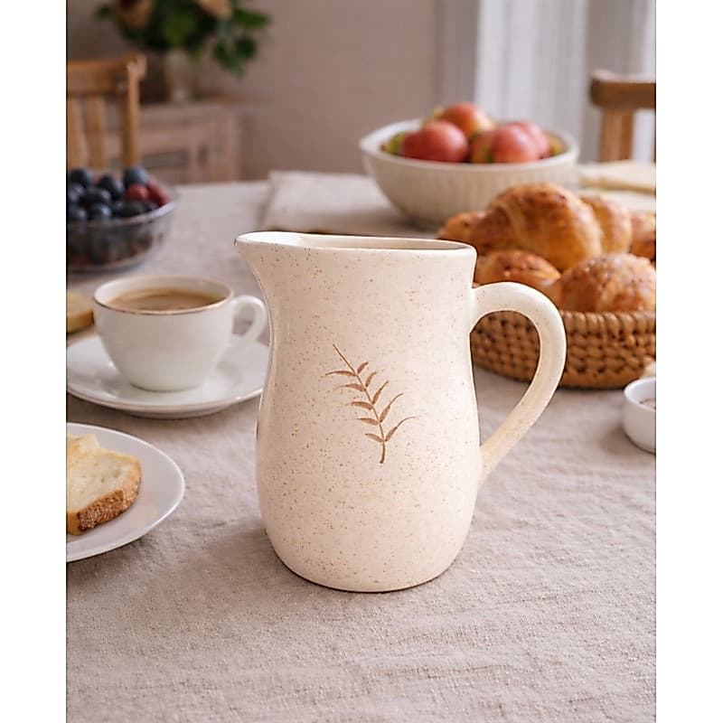 Jarra De Suco Luxo 1,5 Litros Feito De Cerâmica