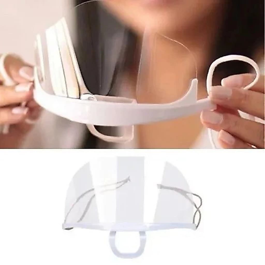 Máscaras Acrílica Transparente Estética Maquiagem Manicure