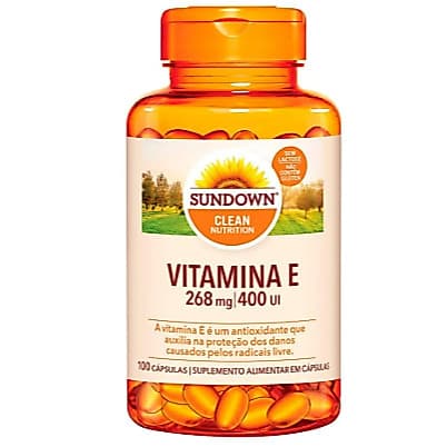 Suplemento Alimentar Vitamina E 1000UI Sundown 100 Cápsulas