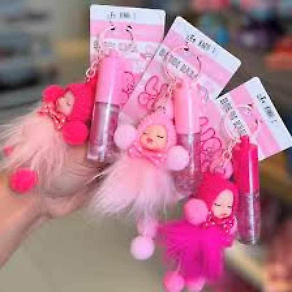 Brilho Labial Lip Oil com Chaveiro Bonequinha - Amor Anjo