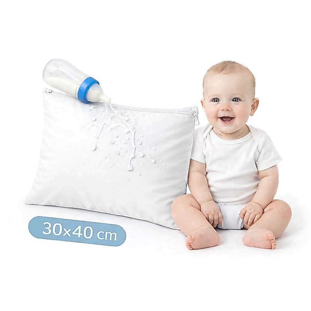 Capa Impermeável para Travesseiro Bebe Forro Fronha Protetor Infantil com Zíper Entrega Rápida