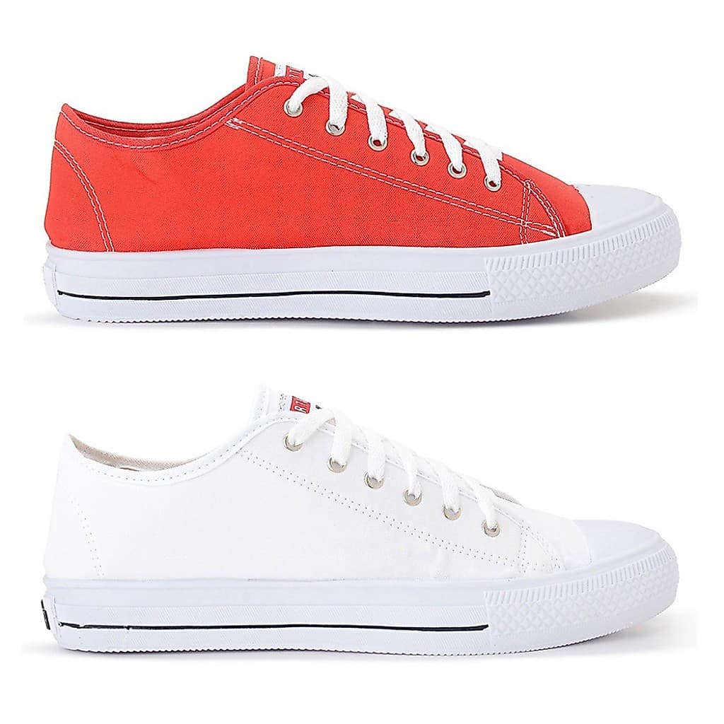 Kit 2 Pares Tênis Feminino Casual Star Promoção Qualidade Top Confortavel Leve Macio Anti Derrapante