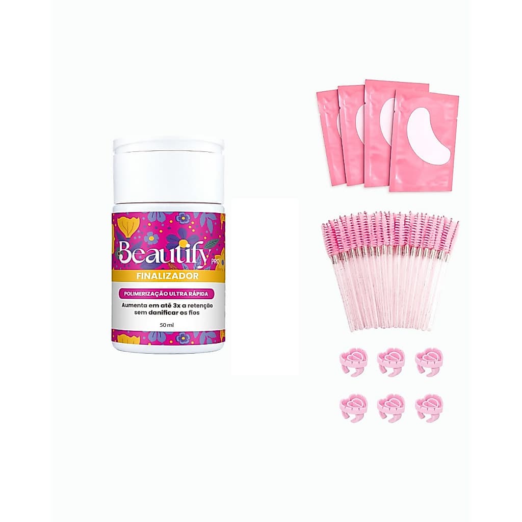 Finalizador Beautify Pro Linha Norte e Nordeste Lash 50ml Para Retenção Extensão de Cílios