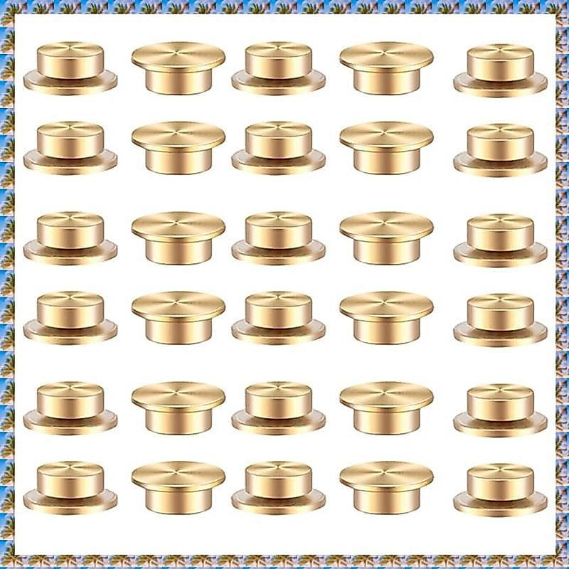 [bo7w15gmoh.br] 30 Peças Mini Rolamentos Giratórios De Metal Para Artesanato Artesanal Faça Você Mesmo , Cartões De Pape