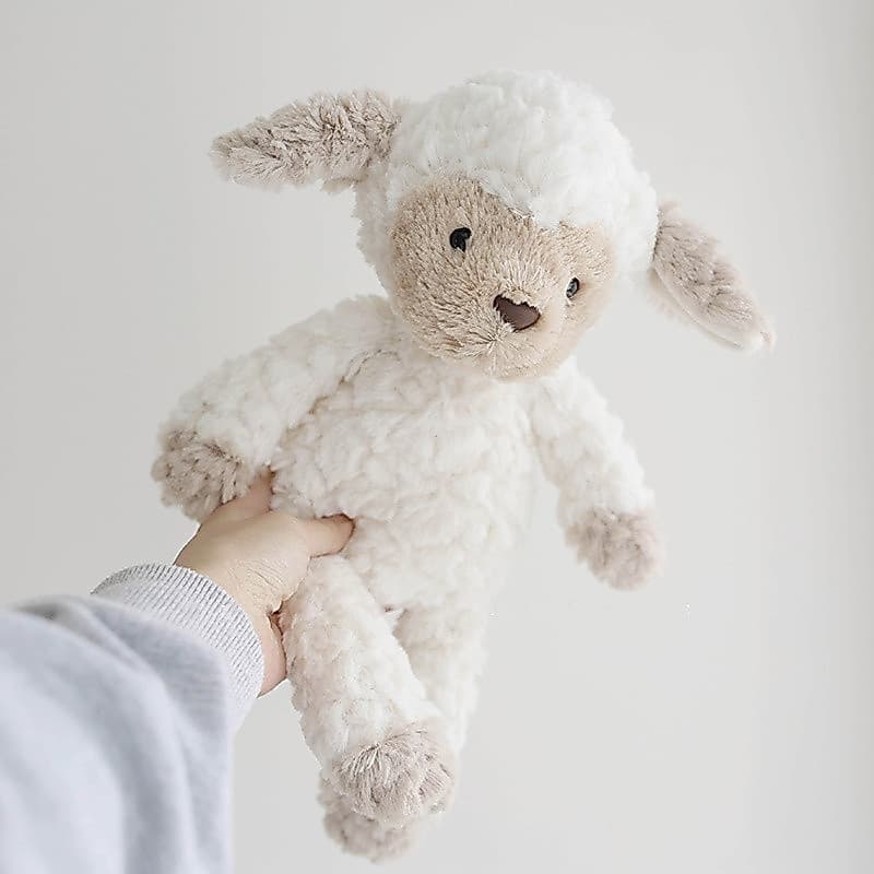 35cm Bonito Ovelha De Pelúcia Brinquedos Macios Cordeiro Fofo Crianças Boneca Presentes Criativos Para Bebê Acompanhar B