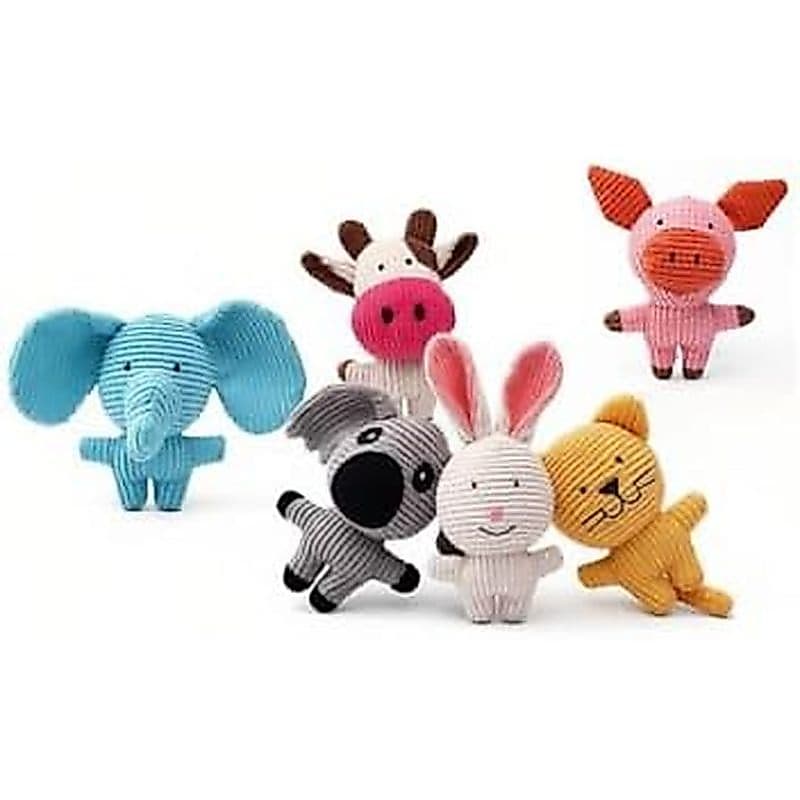 XCZAP ‌ Pacote Com 6 Brinquedos De Pelúcia Resistentes E Estridentes-Crinkle Chew & Amp ; Dentição Para Filhotes , Raças