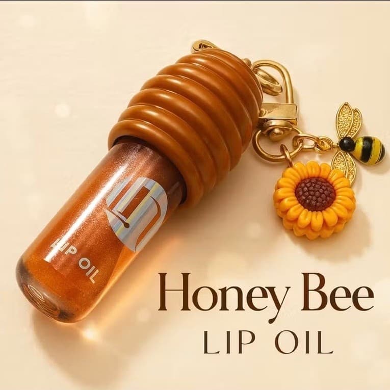 Lip Gloss de mel , Chaveiro de Abelha 🐝 + Chaveiro Girassol 🌻 Warda Beauty