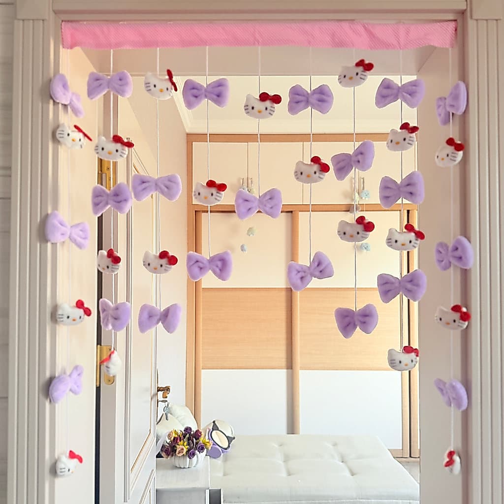 Vermelho kt roxo amor porta cortina quarto das crianças casa decorações criativas cortina de cabeceira menina coração pe