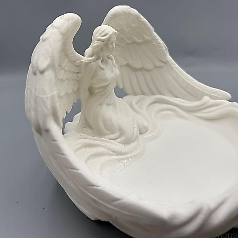Amon Vintage Anjo Asa Forma Bandeja De Armazenamento Textura Plástica Para Segurar Anéis Pulseiras Garrafas Decoração De