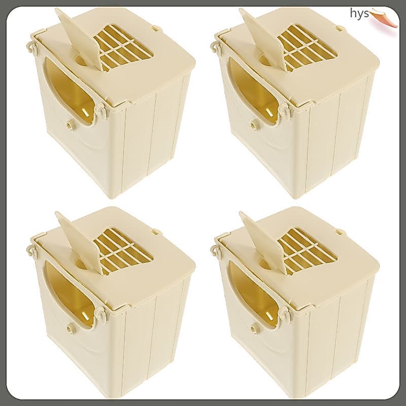 🧂 1Ninho Para Pequenos Pássaros Feito De Plástico Cor Cáqui