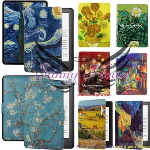 Capa de Case para Amazon Pintado kindle 11ª/12ª geração C2V2L3/RS23CV 6.0" Polegadas