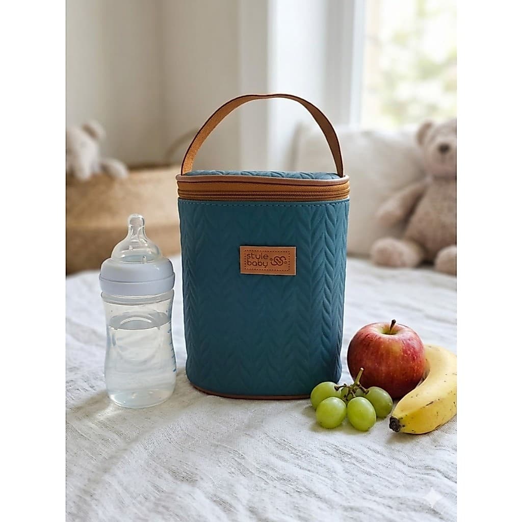Térmica Porta Mamadeira Luxo Style Baby | Organizador Maternidade Premium | Mantém Temperatura bolsa