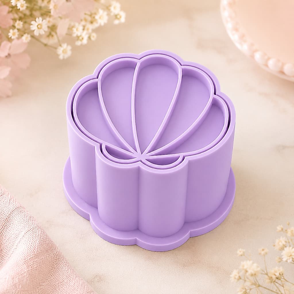 Ejetor Modelador Para Brigadeiro Concha Do Mar Docinhos Massas Festa Confeitaria Biscuit