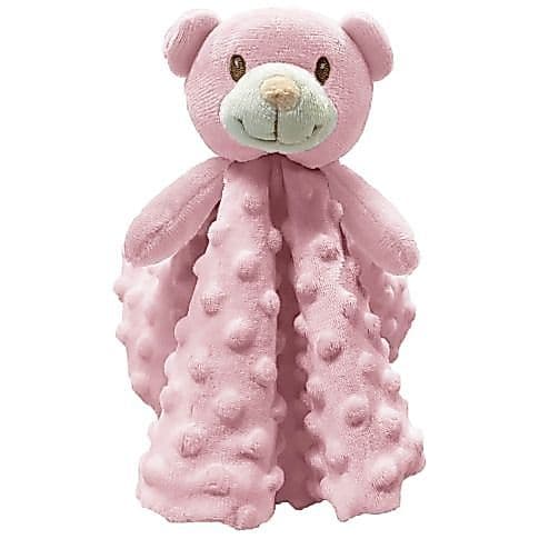 NANINHA BEBÊ URSO ROSA LAÇO BEBÊ MINHA PRIMEIRA NANINHA