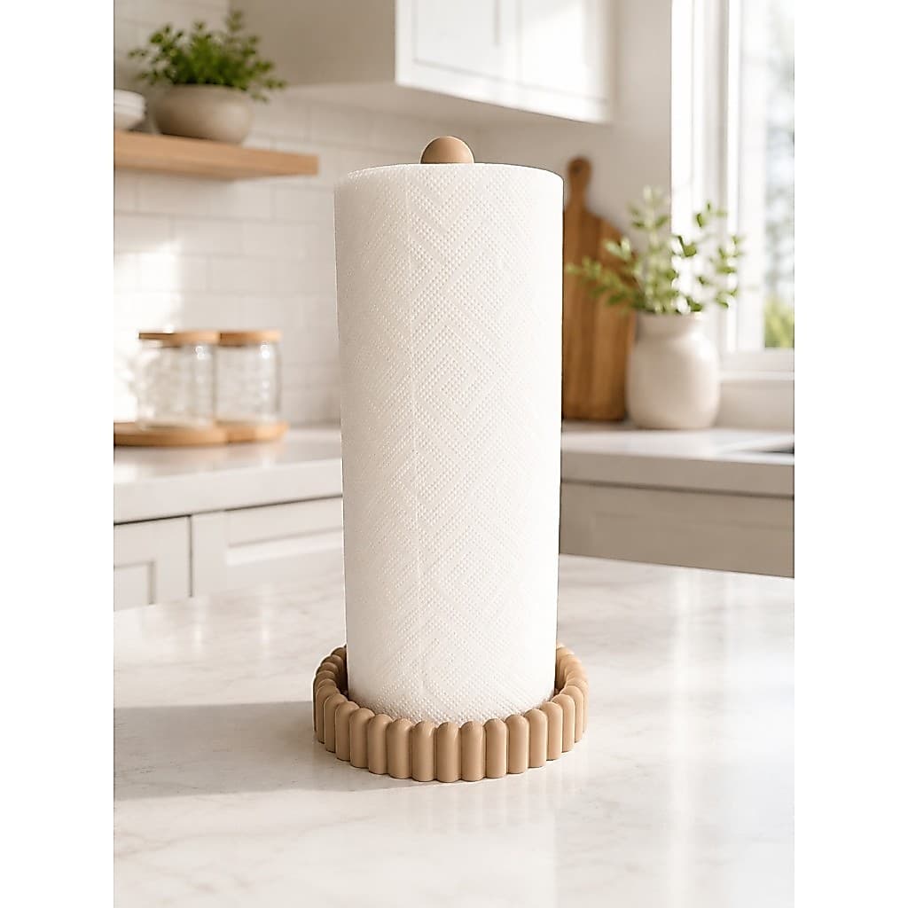 Suporte para Rolo de Papel Toalha de Bancada Porta Papel Toalha Moderno