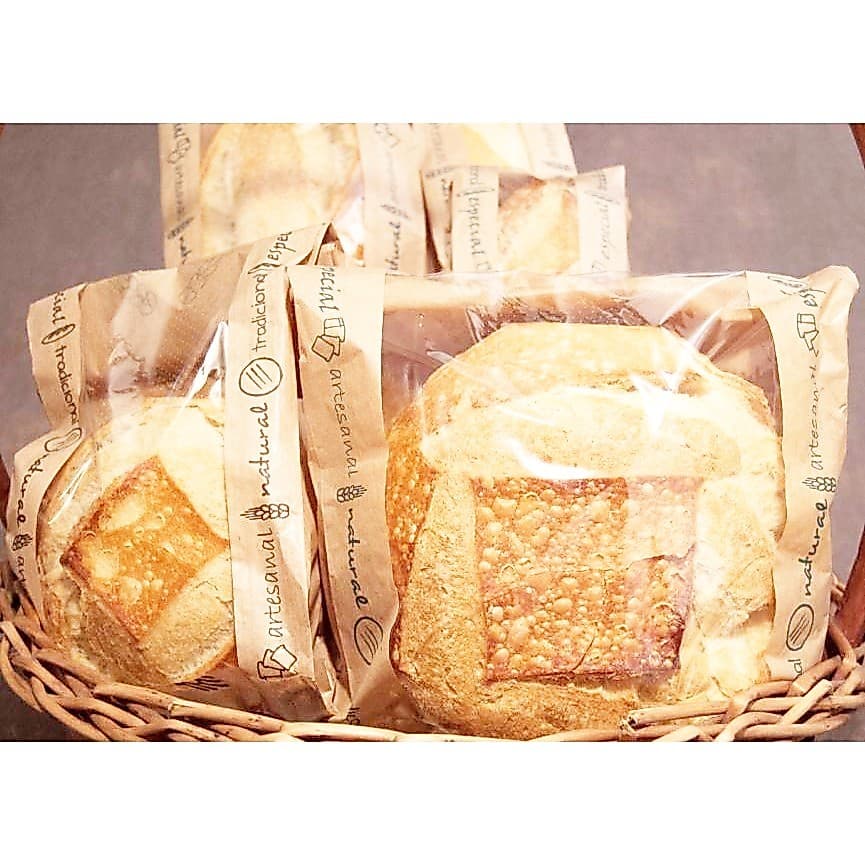 100 Sacos Kraft Visor Microperfurado 23x42 Pão Italiano Bola