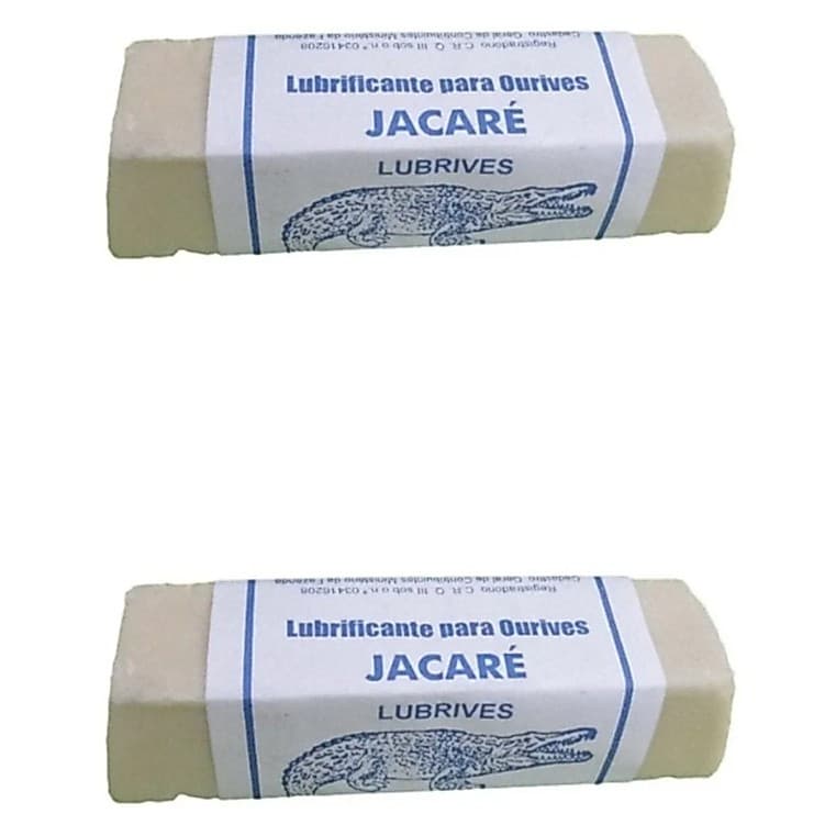 Kit 2 Pastas Lubrificante Para Ourives Lubrives 200g Sebo