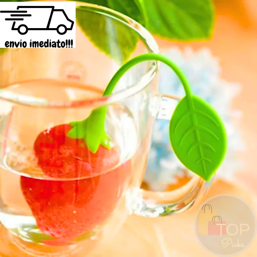 Infusor Para Chá Coador De Chá De Silicone Em Formato De Fruta