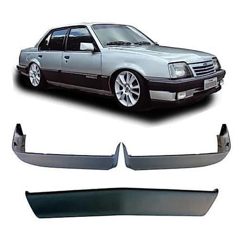 Kit Spoiler Saia - Dianteiro - Monza 87 88 90 Pto 3pcs