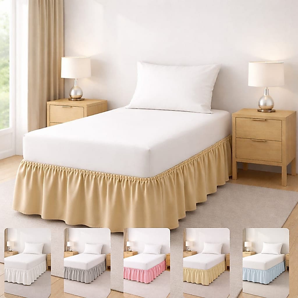 SAIA PARA CAMA BOX SOLTEIRO CASAL QUEEN KING SIZE MICROPERCAL 400 FIOS COM ELÁSTICO