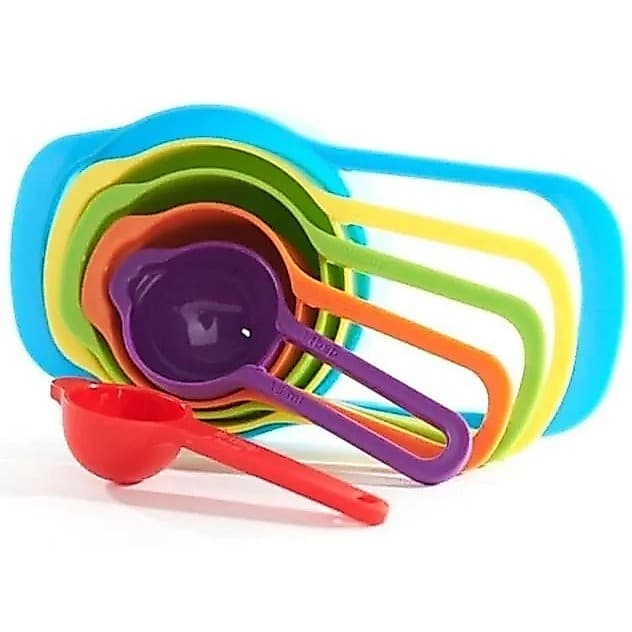 Kit Colheres Medidoras 6 peças Medida, medidor Bolo Cozinha Confeitaria Kit Medidores para Receitas