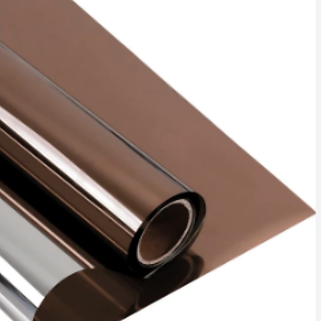 PELICULA CONTROLE SOLAR INSULFILM BRONZE ESPELHADO 75CMX5METROS