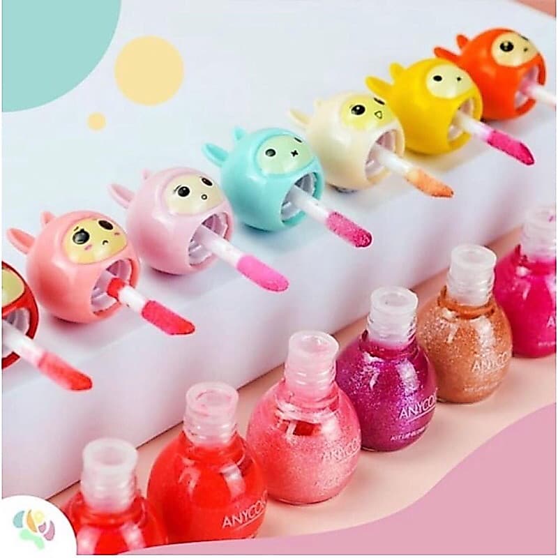 Lip Gloss Super Hidratante Brilho Labial Infantil Anycolor