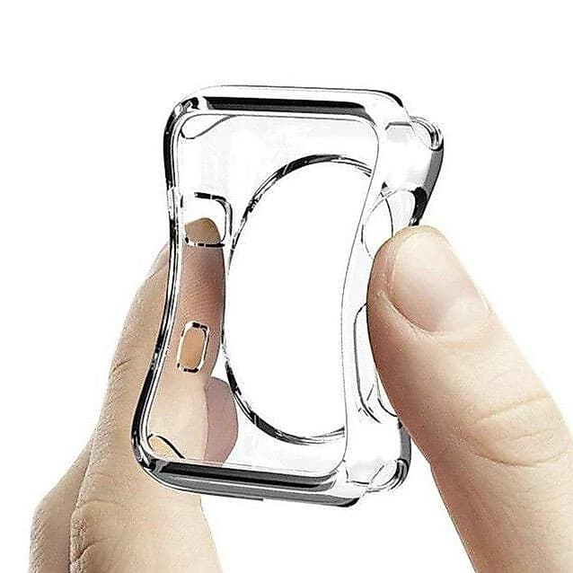 Capa Macia Adequada Para Ap iWatch S11 9 8 7 6 5 4 3 SE TPU De Transparência Resistente A Choques Smartwatch Relógio Int