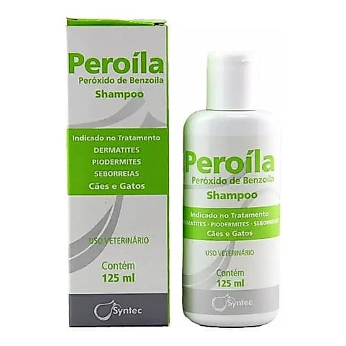 Shampoo Dermatológico Peroíla Para Cães E Gatos 125ml  Syntec
