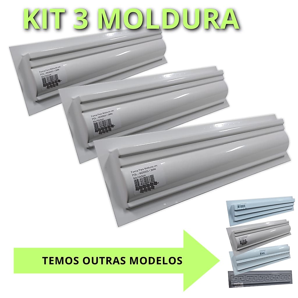 3 Molde para Roda Teto / Roda Forro Gesso