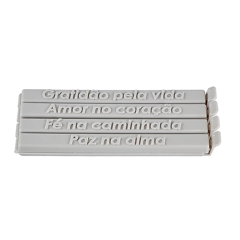 Prendedor Fecha Embalagens Comida Saco Lacre 4 Peças Grande Cinza Simples Prático